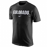 Colorado Buffaloes Nike College Wordmark WEM T-Shirt - Black,baseball caps,new era cap wholesale,wholesale hats